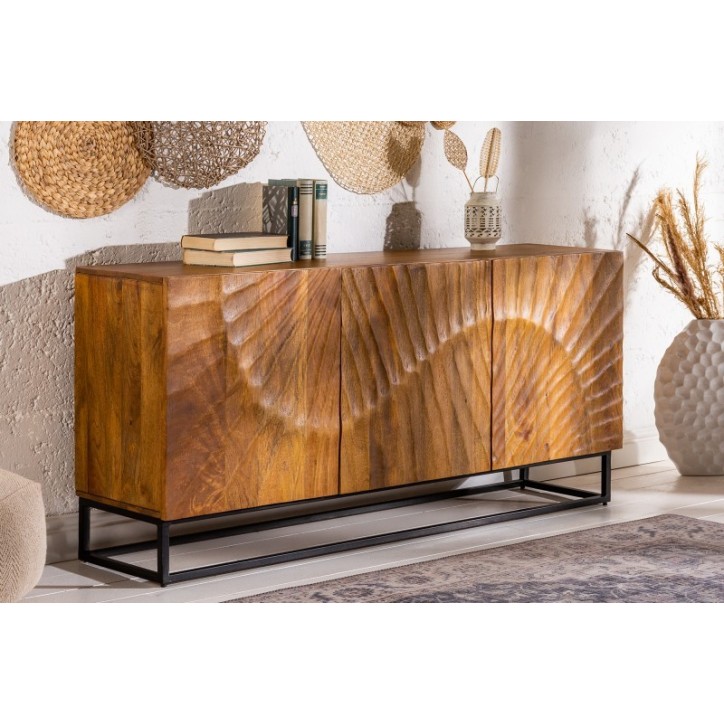 Buffet INFINITY en bois massif de manguier 140 cm