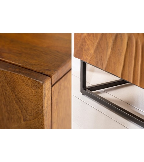Buffet INFINITY en bois massif de manguier 140 cm