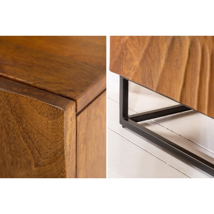 Buffet INFINITY en bois massif de manguier 140 cm