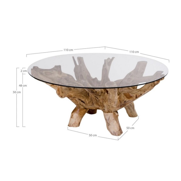 Table basse Amazonas 110x50 cm