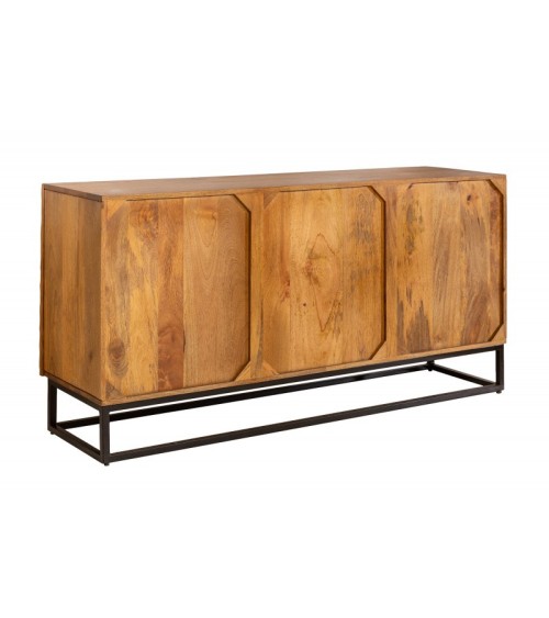 Buffet INFINITY en bois massif de manguier 140 cm