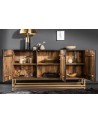 Buffet INFINITY en bois massif de manguier noir 140 cm