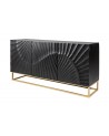 Buffet INFINITY en bois massif de manguier noir 140 cm
