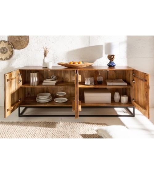Buffet INFINITY en bois massif de manguier 177 cm