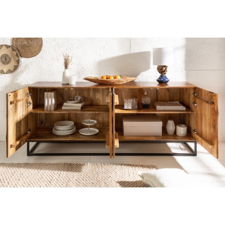 Buffet INFINITY en bois massif de manguier 177 cm