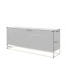 Buffet INFINITY en bois massif de manguier noir 177 cm