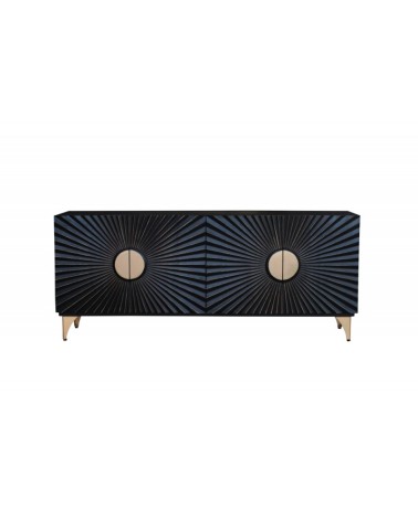 Buffet SUNSET en bois de manguier noir