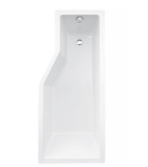 Banheira assimétrica INTEGRA 150/170 cm x 75 cm com resguardo