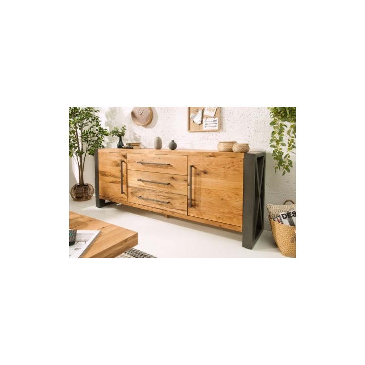 Buffet FUSION en bois massif de chêne