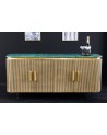 Buffet RETRO en bois massif de manguier et marbre