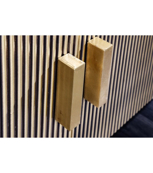 Buffet RETRO en bois massif de manguier et marbre