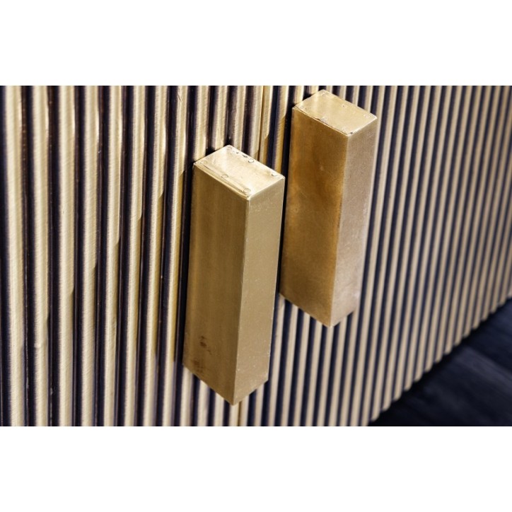 Buffet RETRO en bois massif de manguier et marbre