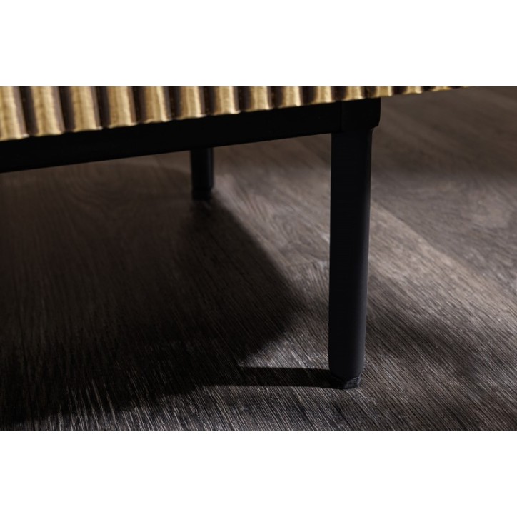 Buffet RETRO en bois massif de manguier et marbre