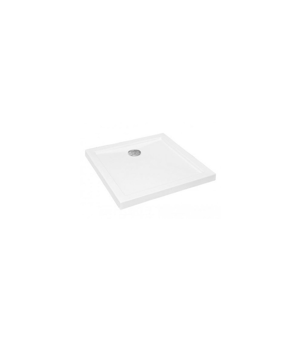 Base de duche quadrada branca AQUA, Base de duche de design - móveis de casa de banho
