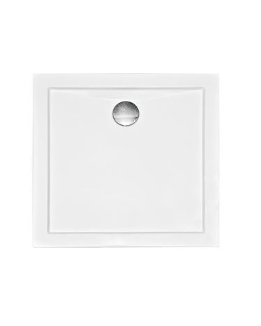 AQUA piatto doccia in acrilico bianco 90x90x5,5 cm