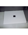 Top rectangular blanco ducha catcher