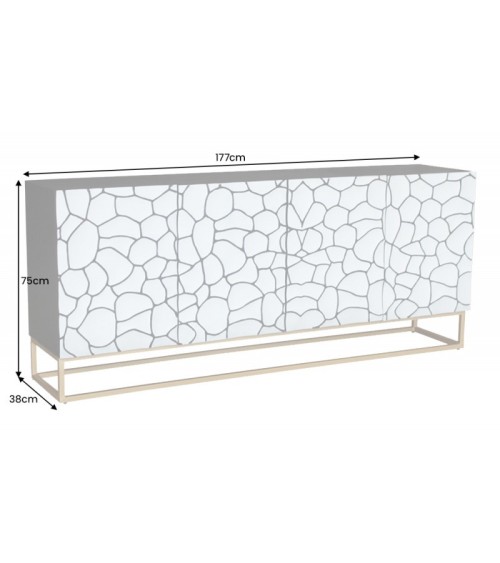 Buffet BARK en bois de manguier