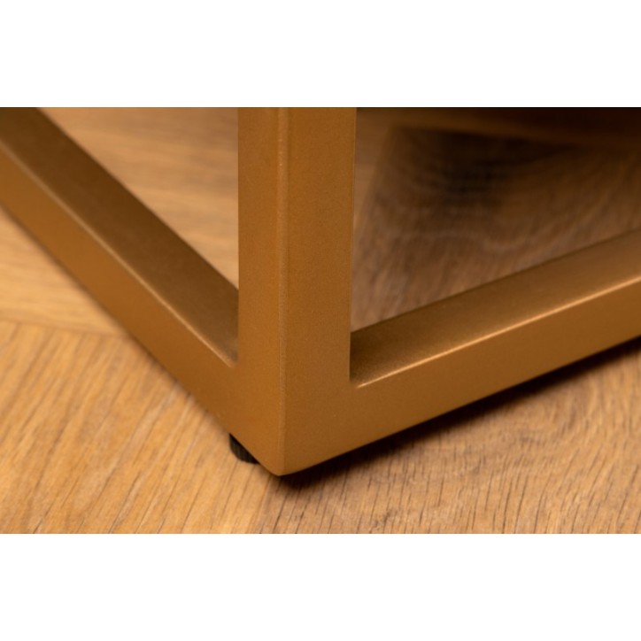 Buffet BARK en bois de manguier noir et blanc