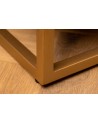 Buffet BARK en bois de manguier noir et blanc