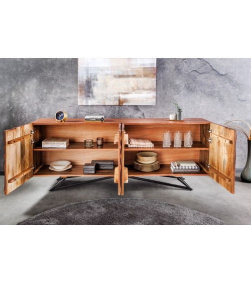 Buffet CIRCLE en bois de manguier