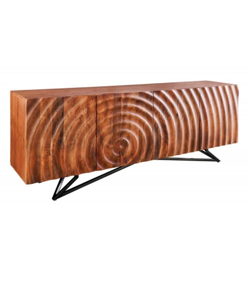 Buffet CIRCLE en bois de manguier