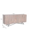 Buffet CIRCLE en bois de manguier