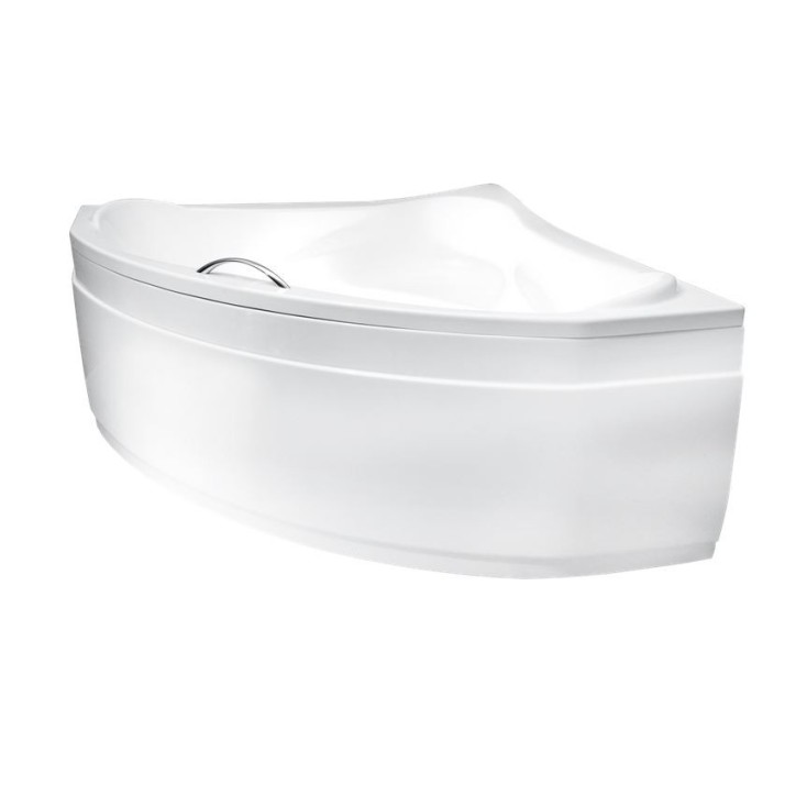 EWA Eckbadewanne 134x134x57,5 cm mit Schürze