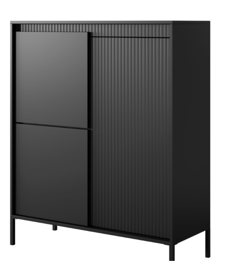 Vaissellier SENSO NOIR - 104 cm
