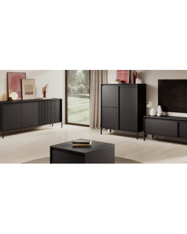 Buffet SENSO NOIR - 187,1 cm