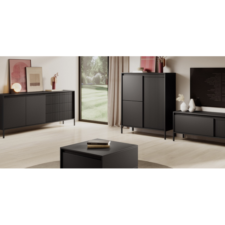 Buffet SENSO NOIR - 187,1 cm