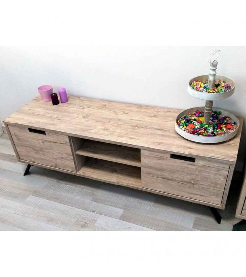 PALMA TV-teline, 156 cm, hunajatammi - Design TV-telineet - boutique demeuble design