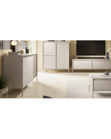 Vaissellier SENSO BEIGE - 104 cm