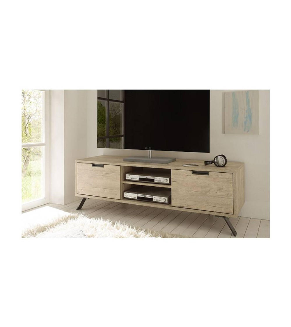 Meuble TV PALMA, 156 cm, chêne miel - Meuble tv design - boutique demeuble design