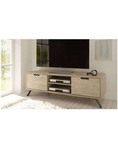Meuble TV PALMA, 156 cm, chêne miel - Meuble tv design - boutique demeuble design