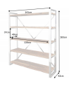 Etagère Barracuda 185cm