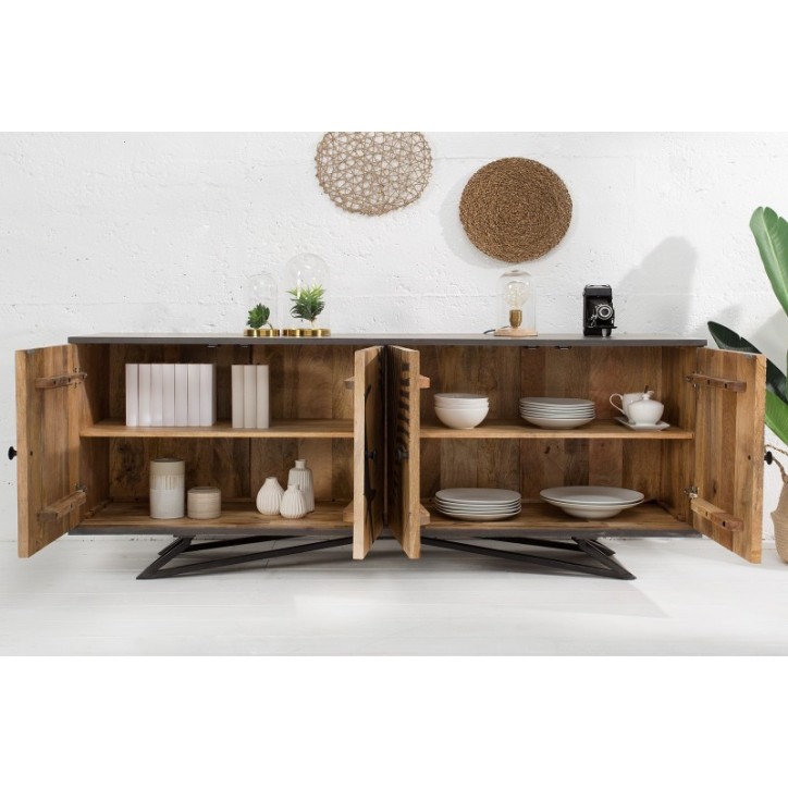 Buffet Tropical en bois massif de manguier - 160cm