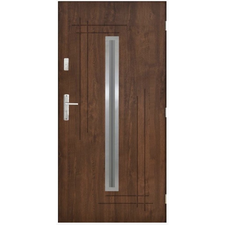 Porte d'entrée Venus 90 cm 72 mm en acier inoxydable 3 coloris Porte d'entrée Venus 90 cm 72 mm en acier inoxydable 3 coloris