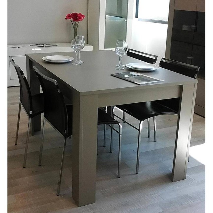 Tavolino BASIC, 140x90 cm, tortora