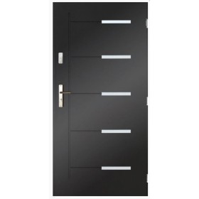 Porte d'entrée CANCUN  80 cm POUSSANT en acier inoxydable en plusieurs couleurs