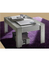 Table basse  MARCO, 122 cm pin blanc