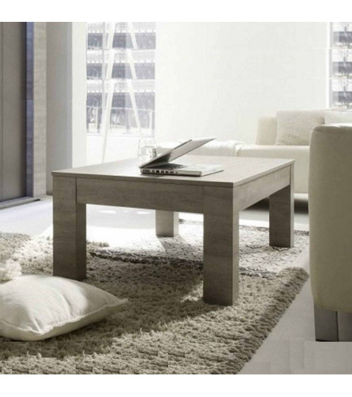 Table basse MELBOURNE, 140 cm chêne gris