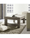 Table basse MELBOURNE, 140 cm chêne gris