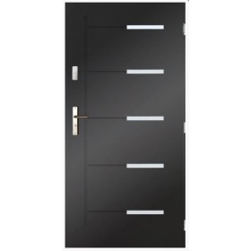 Porte d'entrée CANCUN  90 cm en acier inoxydable en plusieurs couleurs