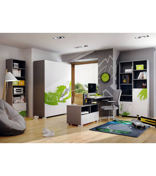 Commode GRAFFITI ART, 90 cm, 4 tiroirs