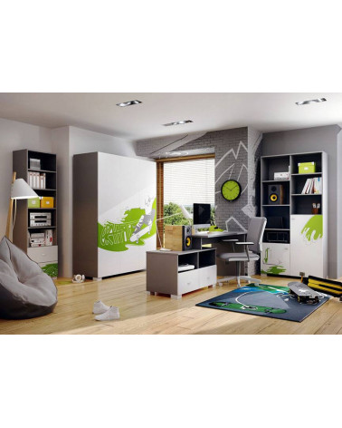 Commode GRAFFITI ART, 90 cm, 4 tiroirs