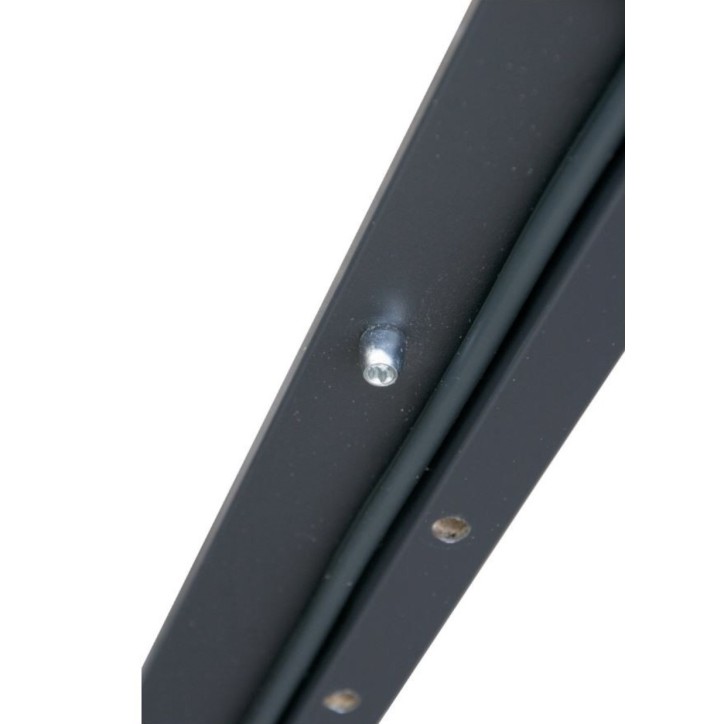 Porte d'entrée SOLEA 90 cm en acier inoxydable en plusieurs couleurs