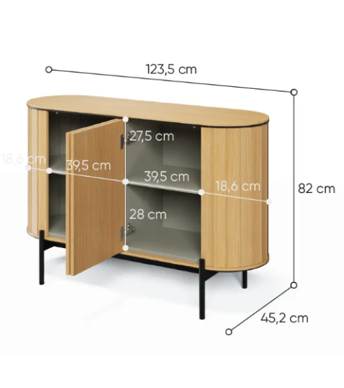 Commode Rotto - 124cm