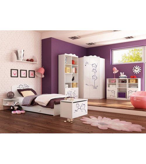 Bureau ORCHID VIOLET, 145 cm