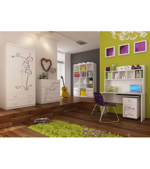 Cassettiera ORCHID VIOLET, 90 cm