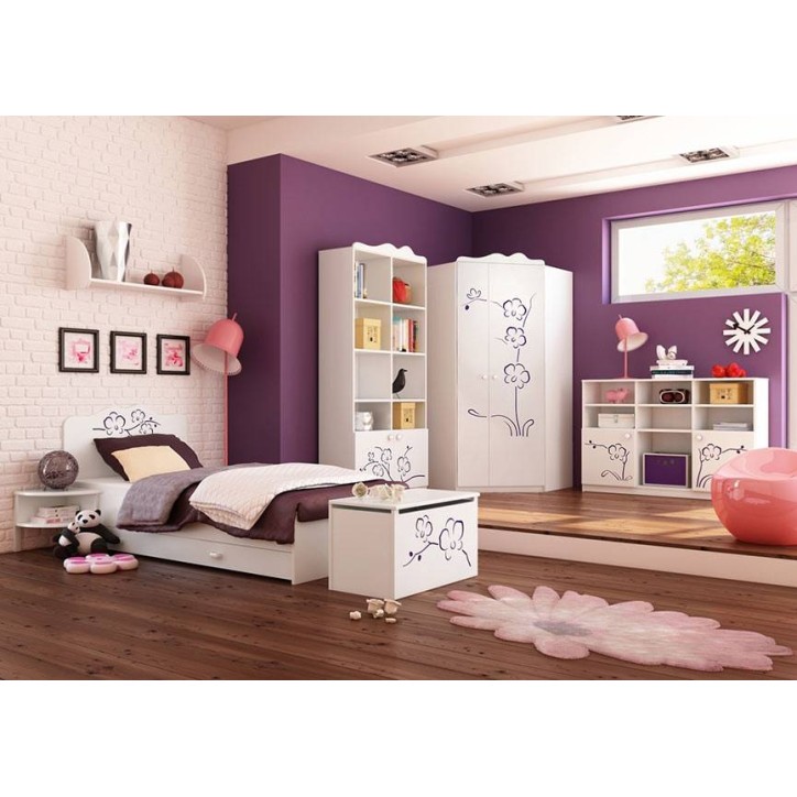 Lit bébé ORCHID VIOLET,140 cm
